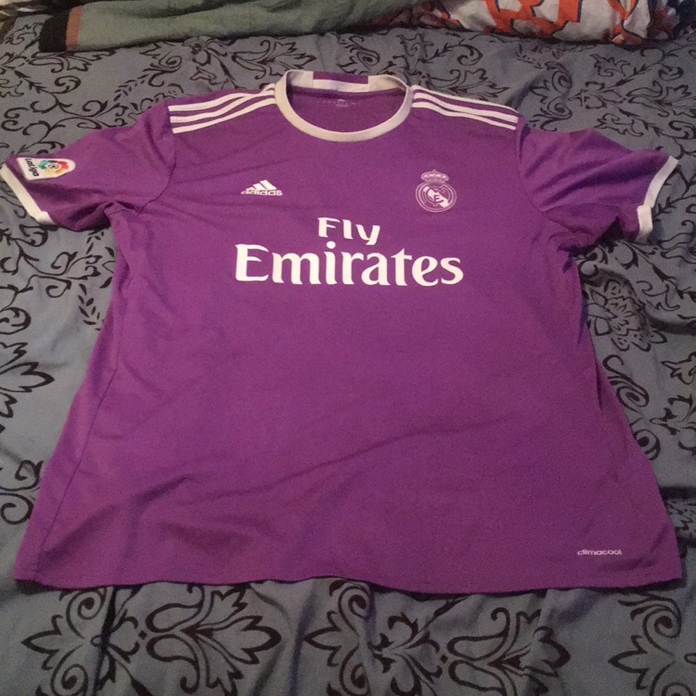 Adidas Fly Emirates soccer jersey